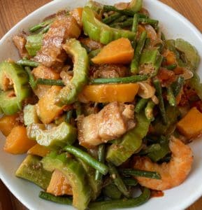 &#8220;Pinakbet&#8221;, Filipino Stir Fried Vegetables with Shrimp and Pork Belly, What&#039;s For Dinna